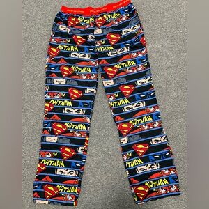 Peter Alexander PJ Bottom Superman and Batman Graphic Pants - Multicolor